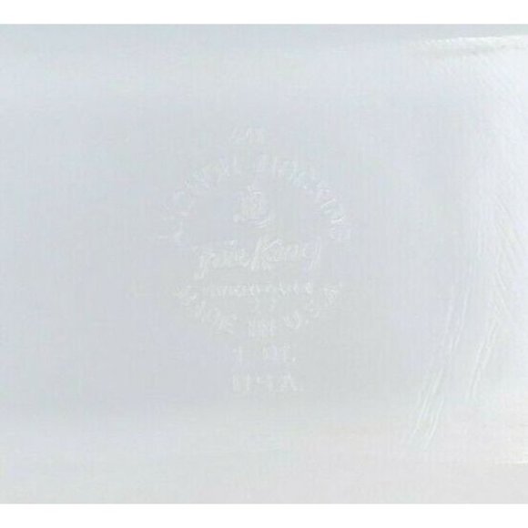 Loaf Pan Anchor Hocking Fire King #441 Candle Glow One Quart Milk Glass 1960's - Picture 6 of 6